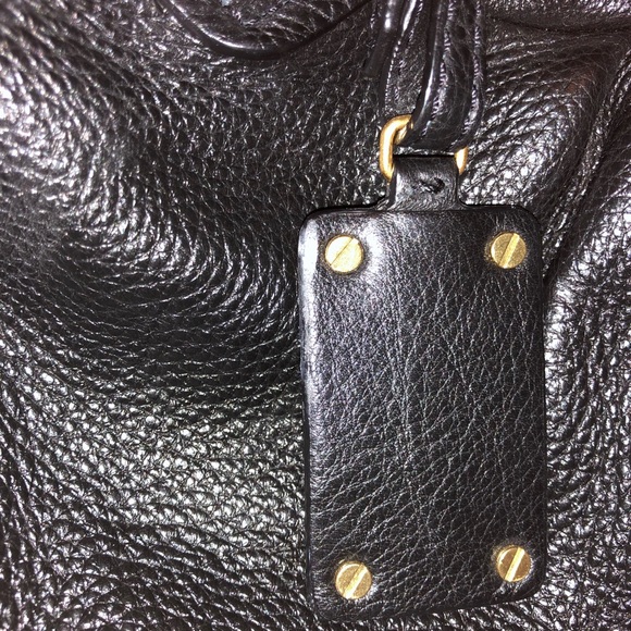 Marc by Marc Jacobs Classic Q Baby Groovee Womens Black Satchel Bag - Picture 9 of 15